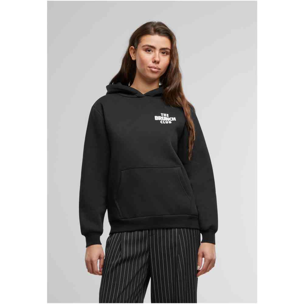 Miss Tee - The Brunch Club Fluffy Hoodie/trui - Zwart